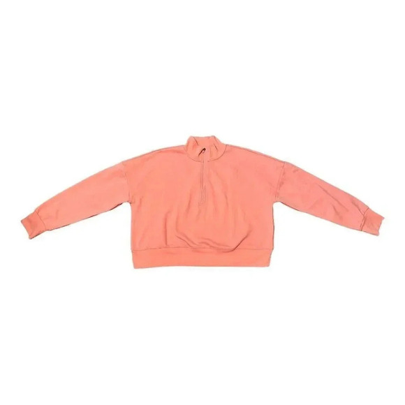 Fabletics Catarina Pullover Sweatshirt Half Zip Mock Neck Cropped Sz XXL - Picture 4 of 10
